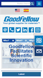 Mobile Screenshot of goodfellowusa.com